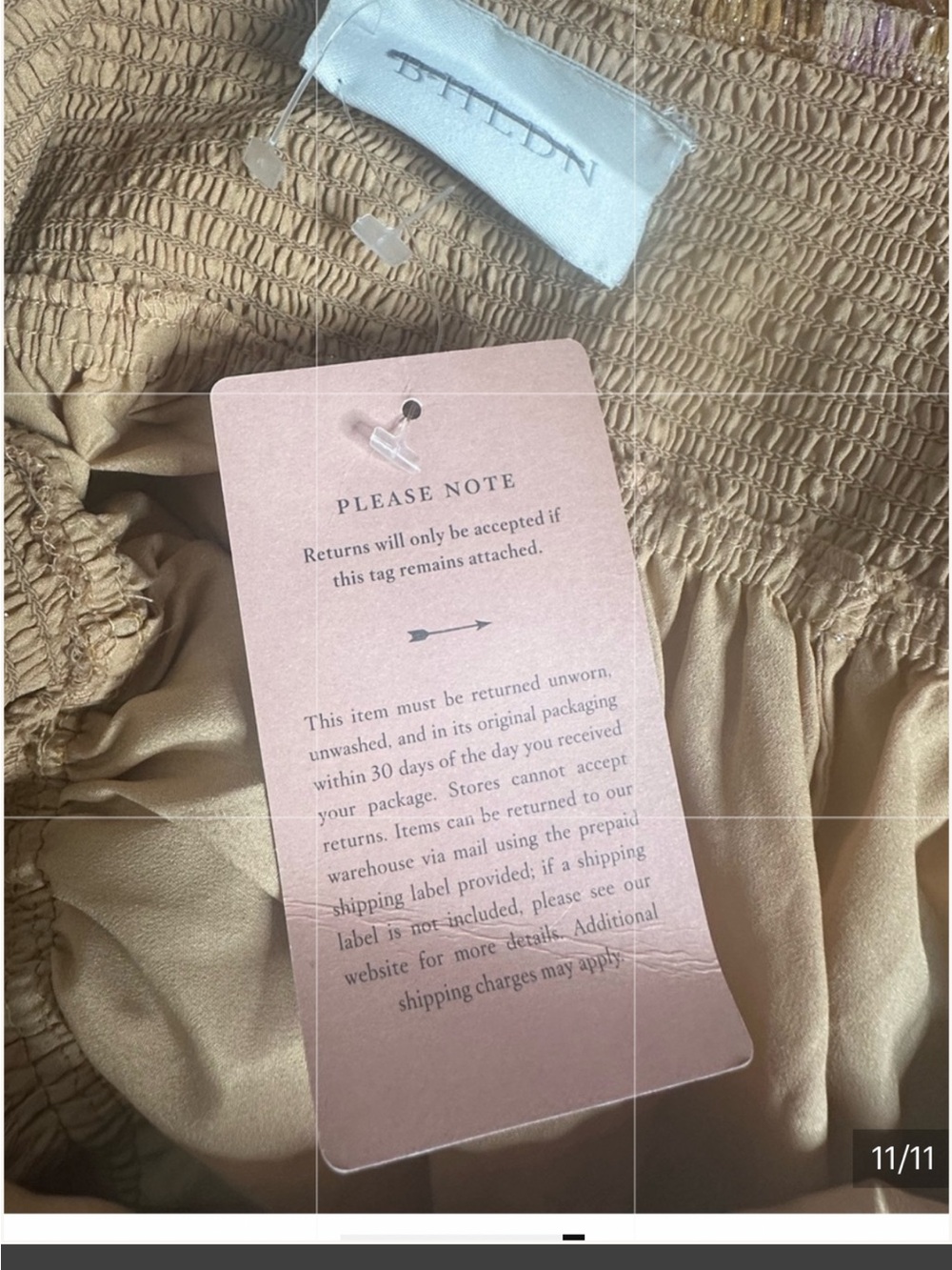 NWT Anthropologie BHLDN Juniper Tiered Backless Metallic Maxi Gown XL - Picture 10 of 15